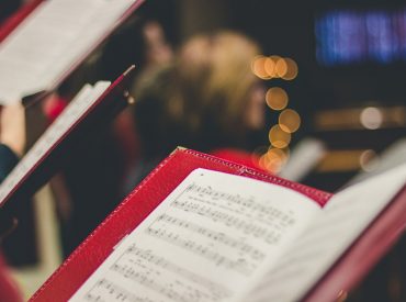 photo of music score